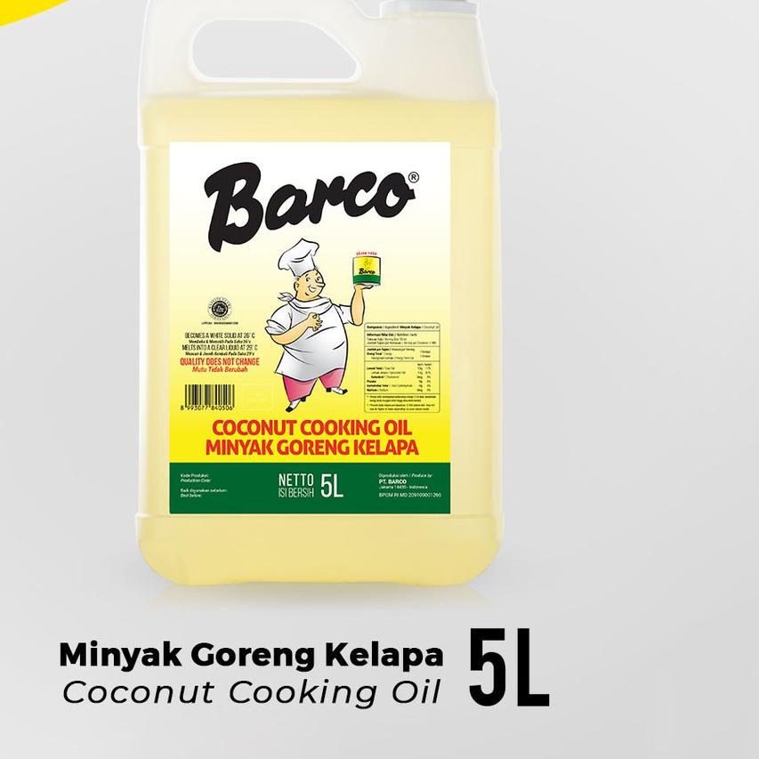 

COD [KI3] Barco Official - Minyak Goreng Kelapa Jerrycan 5 ltr
