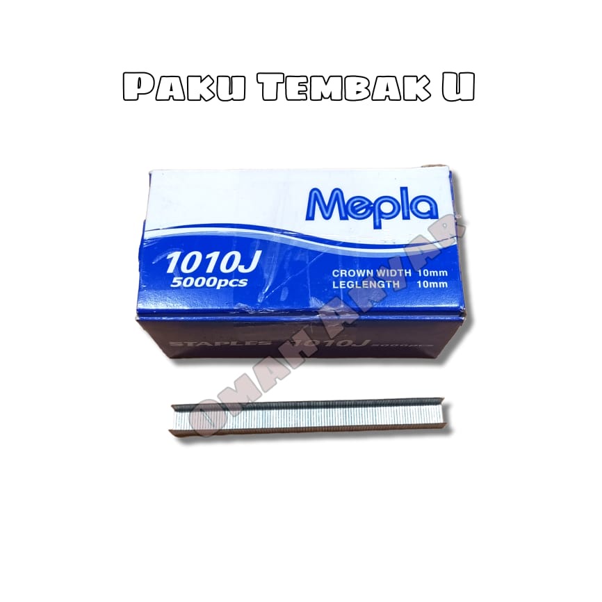 Paku Tembak Kayu I U Staples Pneumatic Gun Stale Mepla Lotus Leopard F 10 12 15 20 25 30 1010J