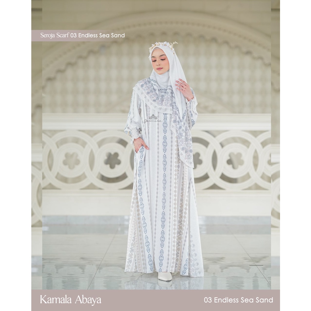 JASMINE NEW KAMALA ABAYA LIDIAHADIWINOTO - dress terbaru pattern exclusive bahan Floral Premium Silk