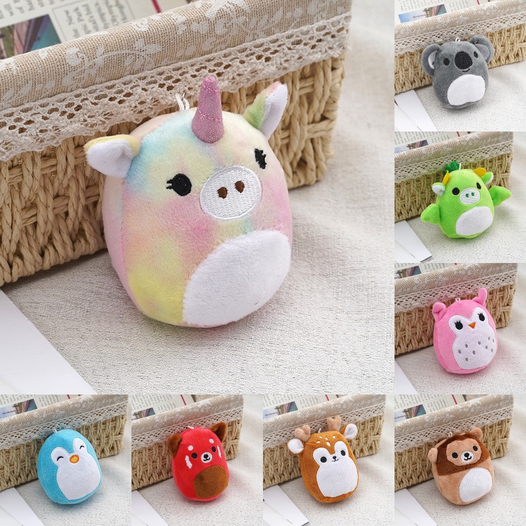 Mainan Anak Squishallow Keychain Animal Plush Kualitas Premium