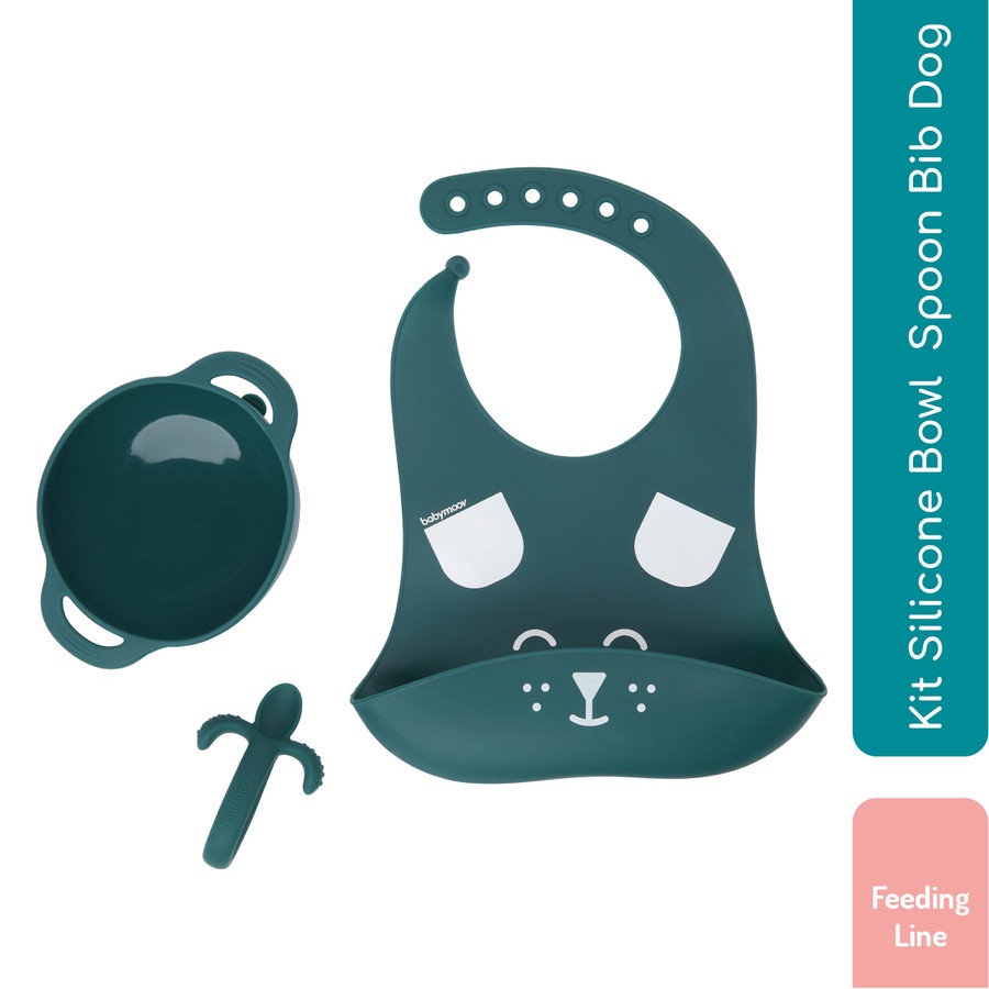 Babymoov Kit Silicone Spoon Bowl