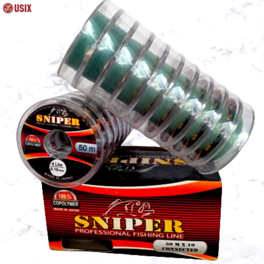 Senar Pancing Sniper Professional Fishing Line Made in Japan 50 meter