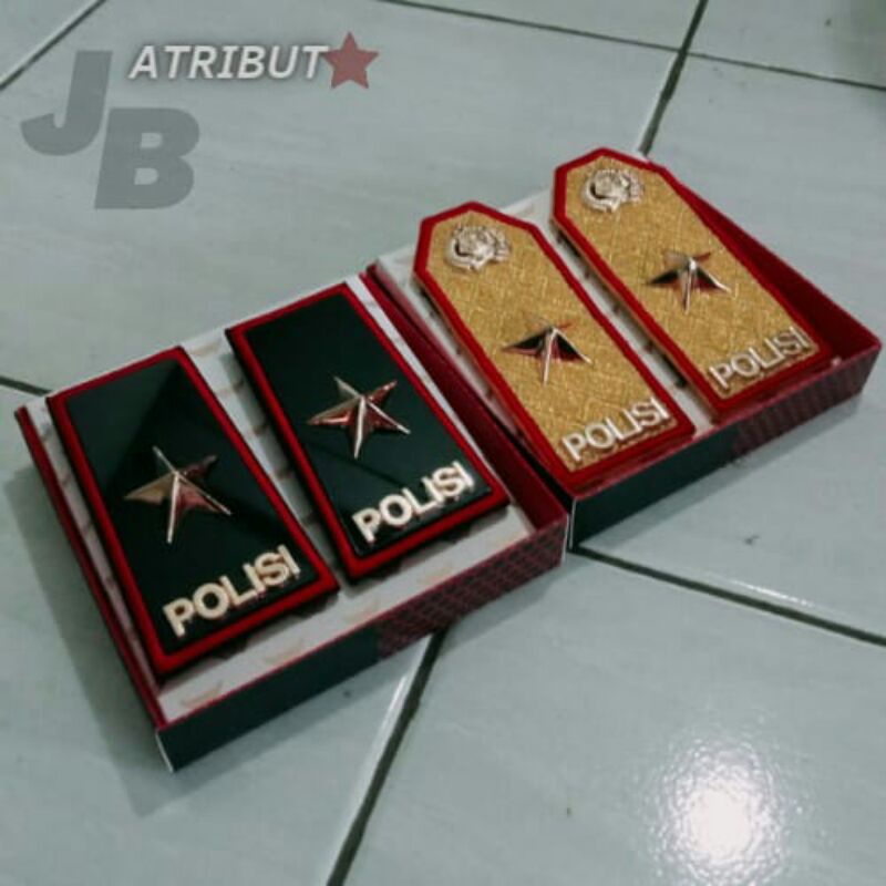 pangkat BRIGJEN polisi pdh pdu akrilik kilap