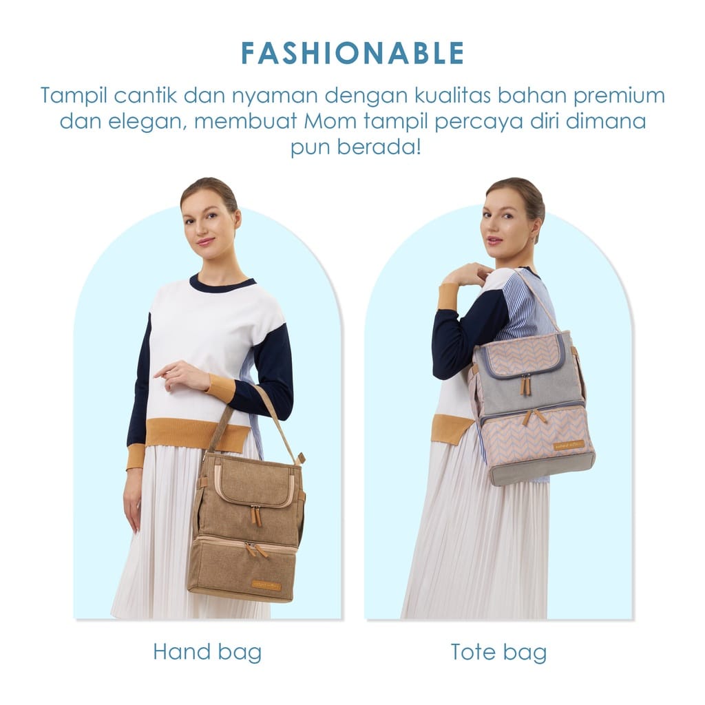 Natural Moms Tote-S Cooler Bag - Tas Penyimpan ASI