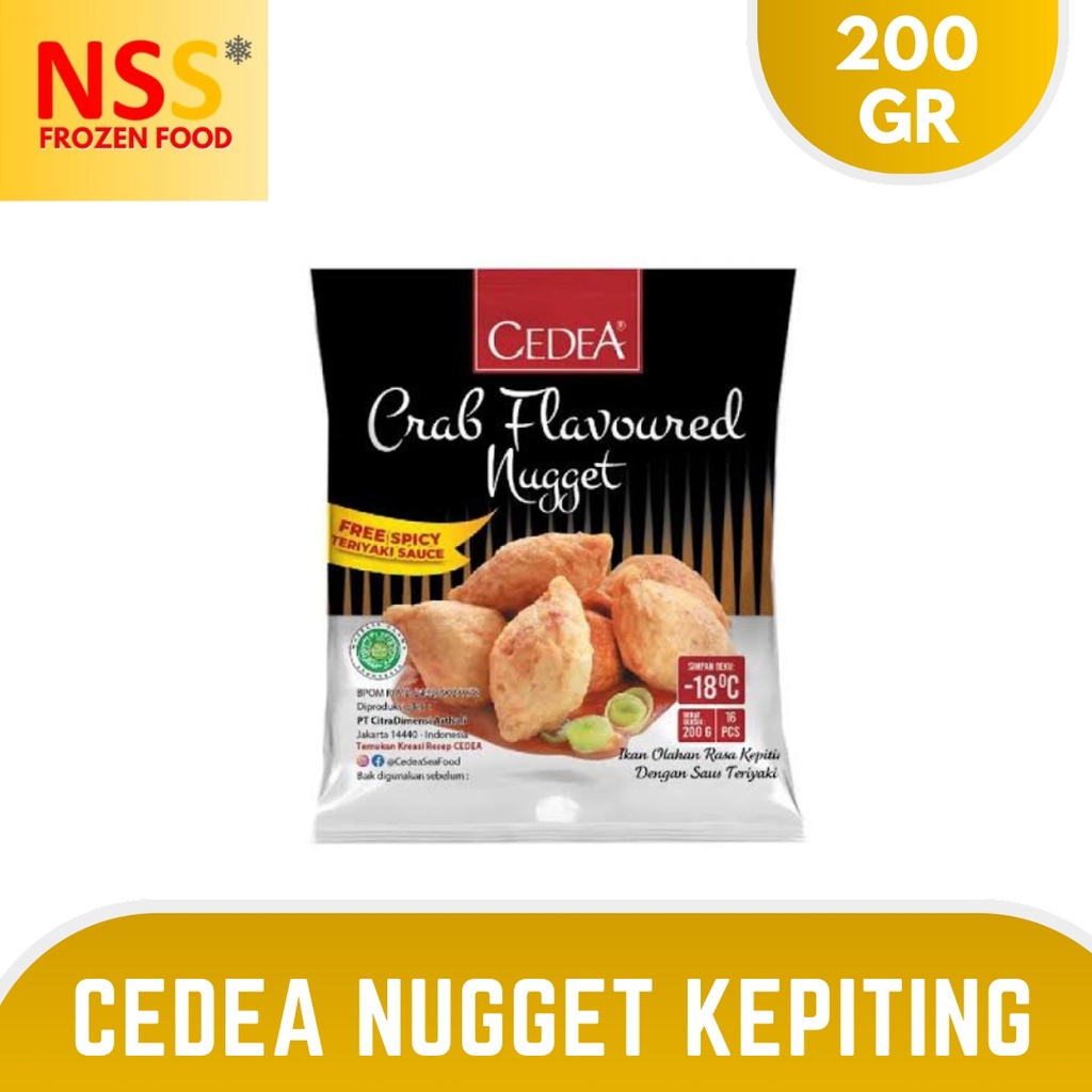 

CEDEA NUGGET KEPITING 200 GR X 20