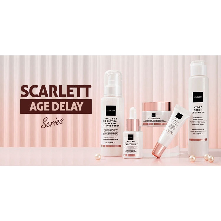 ✿ MADAME ✿SCARLETT WHITENING AGE DELAY - HYALU B5 B9 MOIST EYE SERUM ORIGINAL