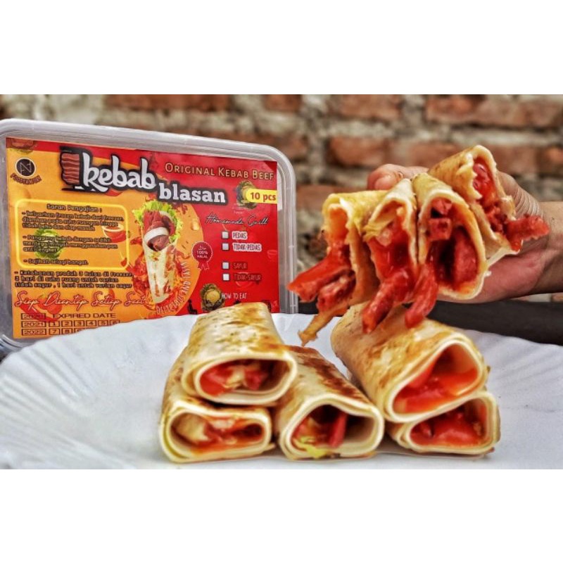 Kebab mini 10pcs (instan/sameday Bandung)