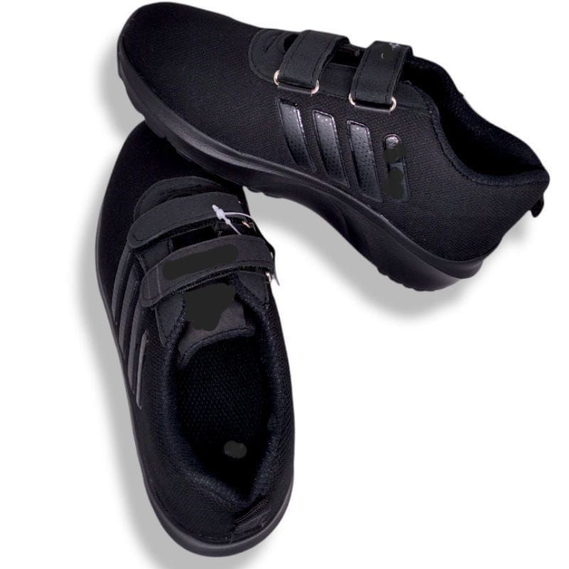Sepatu Sekolah Anak Hitam TK SD Ukuran 27-37