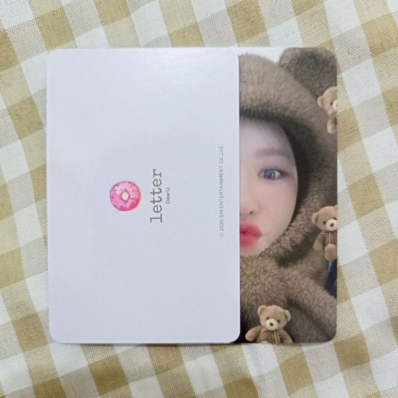 Photocard Wendy dear u letter month 10