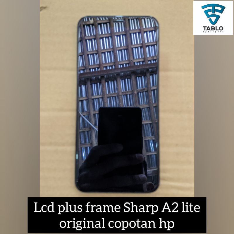Lcd touchscreen frame handphone sharp A2 Lite second original copotan