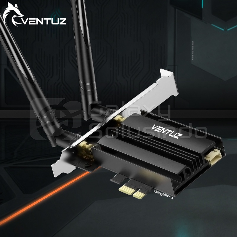 VENTUZ AX1800 PCI-E WIFI 6E + BLUETOOTH 5.2 ADAPTER