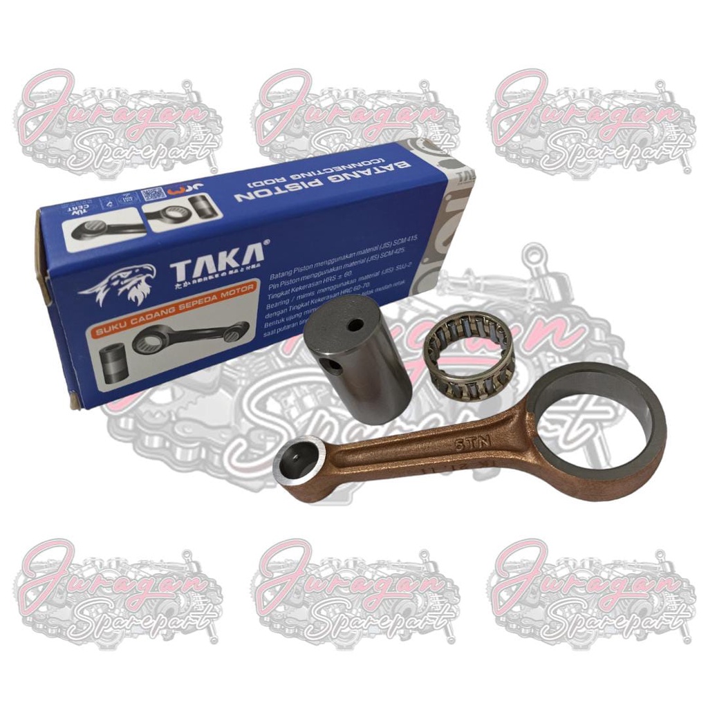 Stang Setang Piston Jupiter Z Seher Seker Connecting Bearing Kruk As Taka