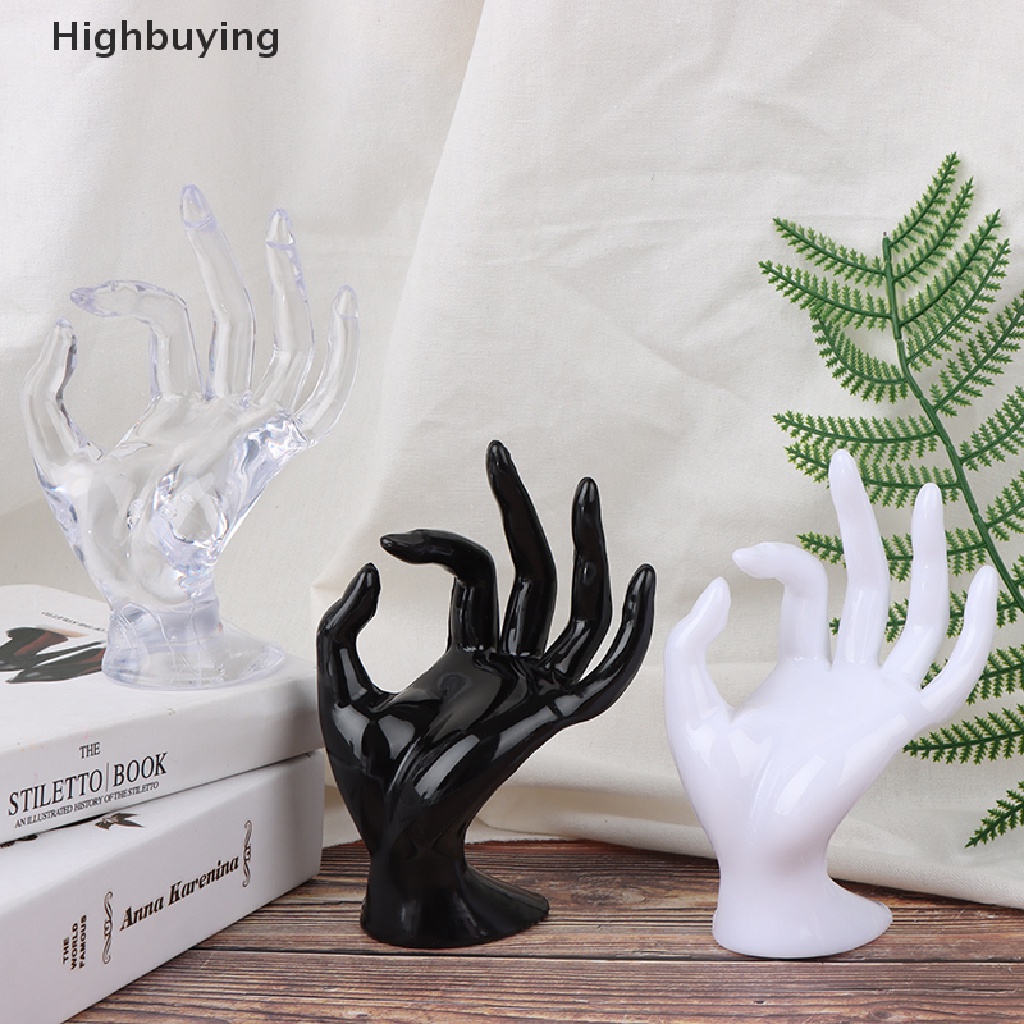 Hbid Resin Ok Gesture Finger Glove Cincin Display Perhiasan Stand Rumah Tempat Perhiasan Glory