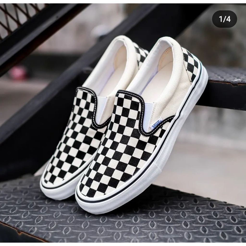 Murah!! Vans Slip On Monocrome High Quality 100%