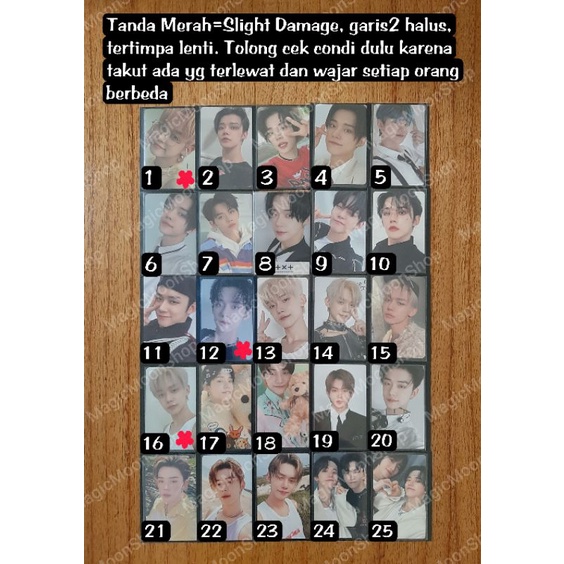 (TOLONG BACA KET)TXT PHOTOCARD YEONJUN M2 CHAOTIC WONDERLAND, HARLEY, LZD, SG 22 YEONJUN BONEKA, MEM