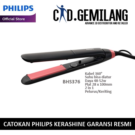 PHILIPS KERASHINE STRAIGHTENER CATOKAN PHILIPS HP 8316 PELURUS RAMBUT ORIGINAL