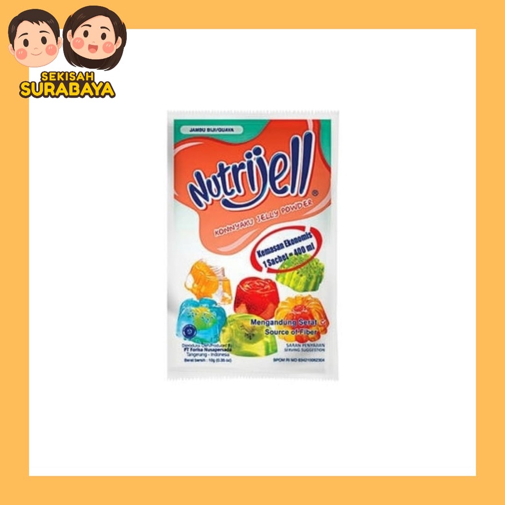 

Nutrijell Jambu Merah/Guava Kemasan Eko 10gr