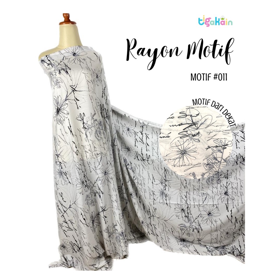 Rayon Viscose Motif / Rayon Motif