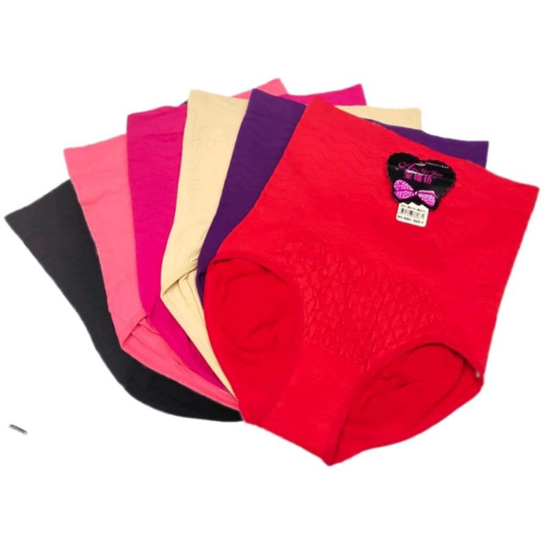 Celana Korset Pelangsing An Mei Jiao 8063, CD Korset Wanita ANMEIJIAO  Bahan Rajut Pinggang Tinggi