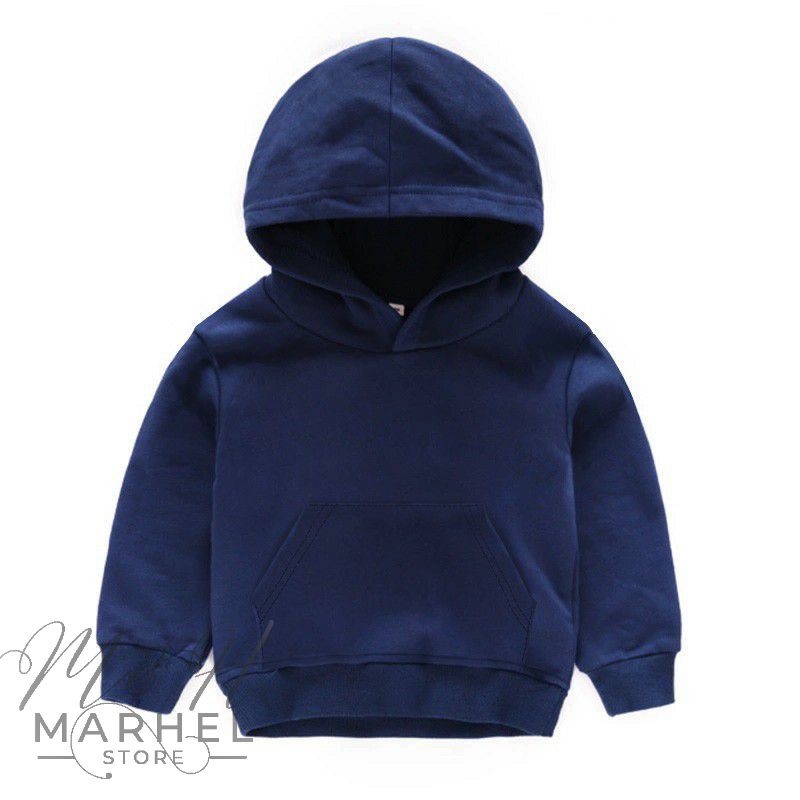 MARHEL ORIGINAL #1 HOODIE ANAK POLOS UMUR 2-14 TAHUN/SWETER ANAK POLOS/JAKET ANAK POLOS