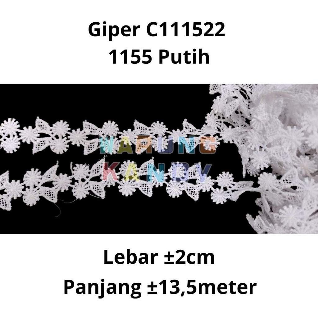 Renda Giper C111522 / 1155 Putih