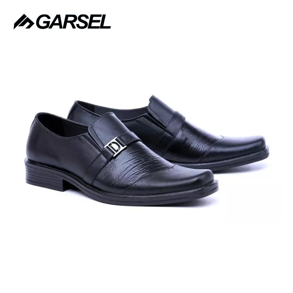 Pantofel Kulit Pria Garsel GJT 0098 - Sepatu Formal Pria Garsel