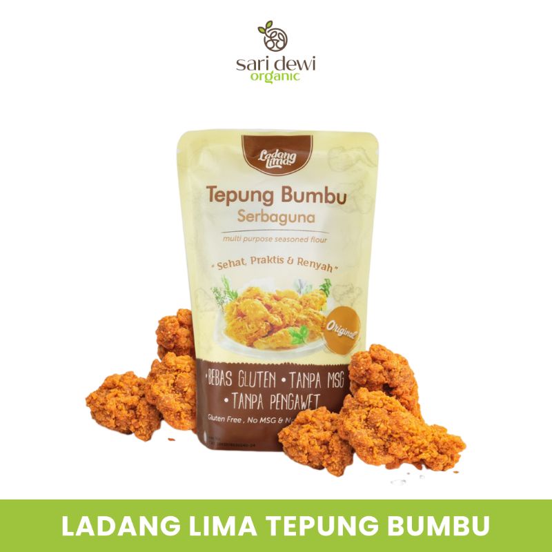 

Ladang Lima Tepung Bumbu Serbaguna 150 gr
