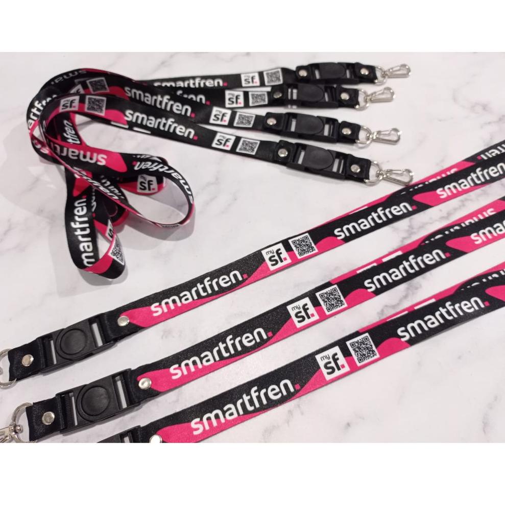 

[G07K97983] Lanyard Smartfren Full Design Printing Surabaya