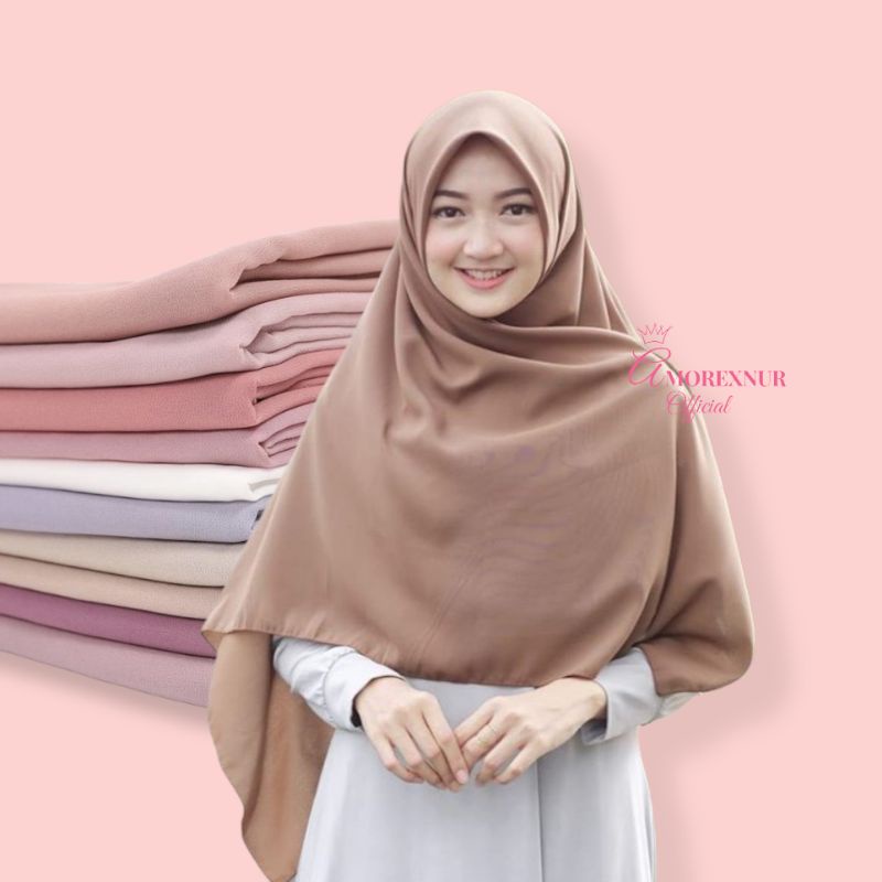 Hijab Segi Empat Syari Diamond Streech 130x130 | Hijab Diamond Premium