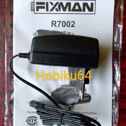 charger casan fixman 20v untuk cordless impact drill dan cordless impact wrench