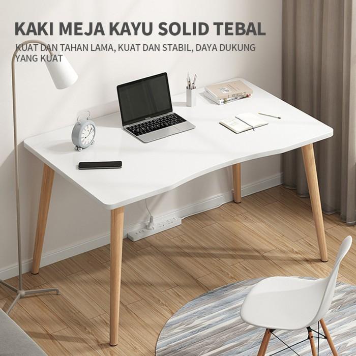Jual Meja Komputer Kayu Minimalis Meja Belajar Alat Kantor Meja Buku ...