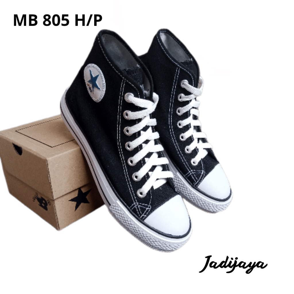 Sepatu Canvas NB New Basket 805 H/P Tinggi Unisex