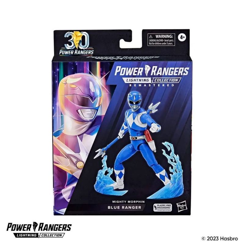 Lightning Collection Power Rangers Mighty Morphin Blue Ranger Remastered ranger biru