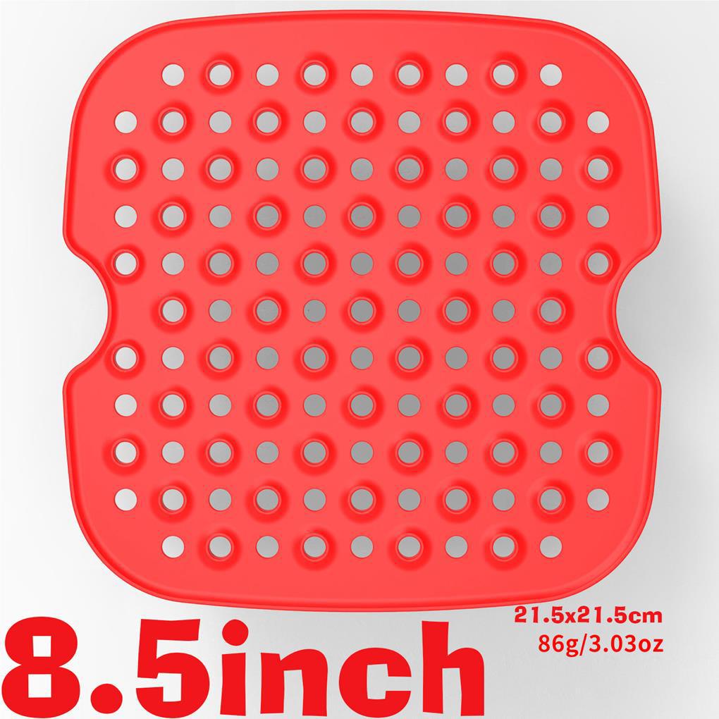 2x Fryer Liner Kitchen Gadget Frying Pad Universal Multifungsi Mengukus Dicuci Alas Baking Silikon Liners