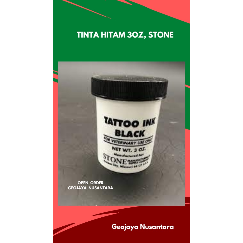

Tinta Hitam 3Oz, Stone