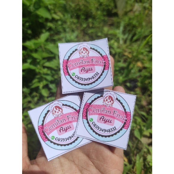 

stiker custum makanan bisa req isi 100