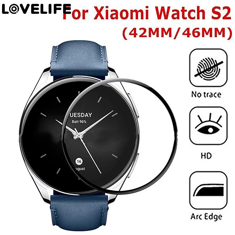 42/46mm Watch Laminate Film HD Watch Screen Film Kualitas Tinggi Anti Gores Film Tahan Sidik Jari Watch Protection Film Untuk Xiaomi Watch S2