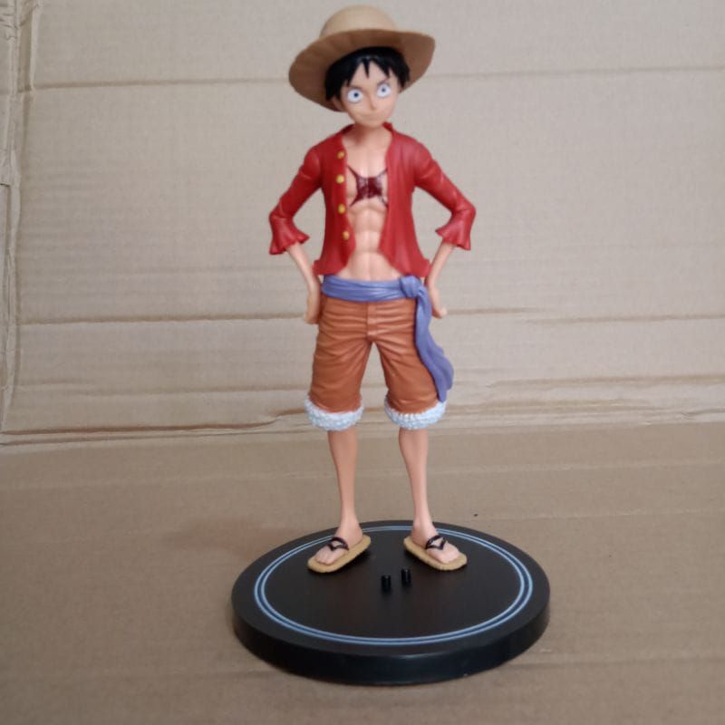 ACTION FIGURE ONE PIECE LUFFY ZORO SANJI ACE LAW NAMI 1 SET ISI 6