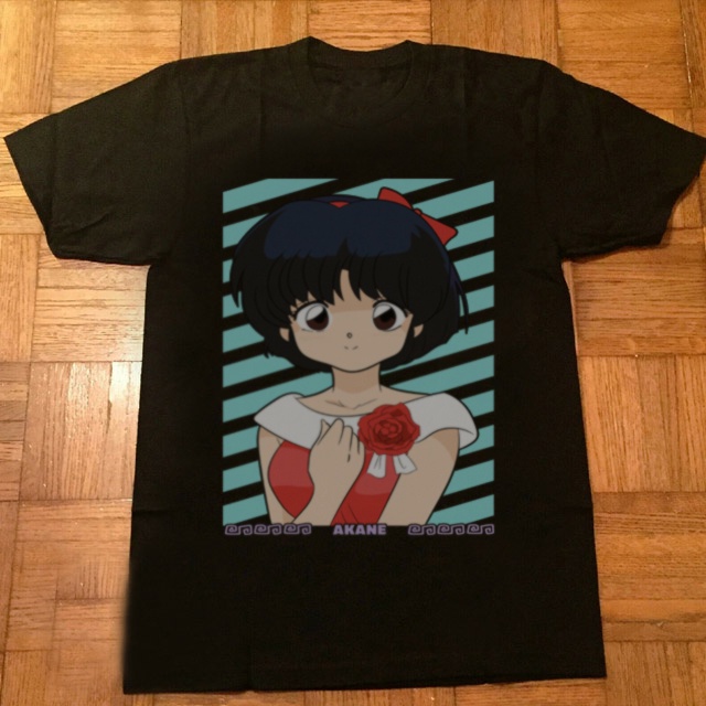 Kaos Akane Tendo Ranma Tshirt 100% Cotton