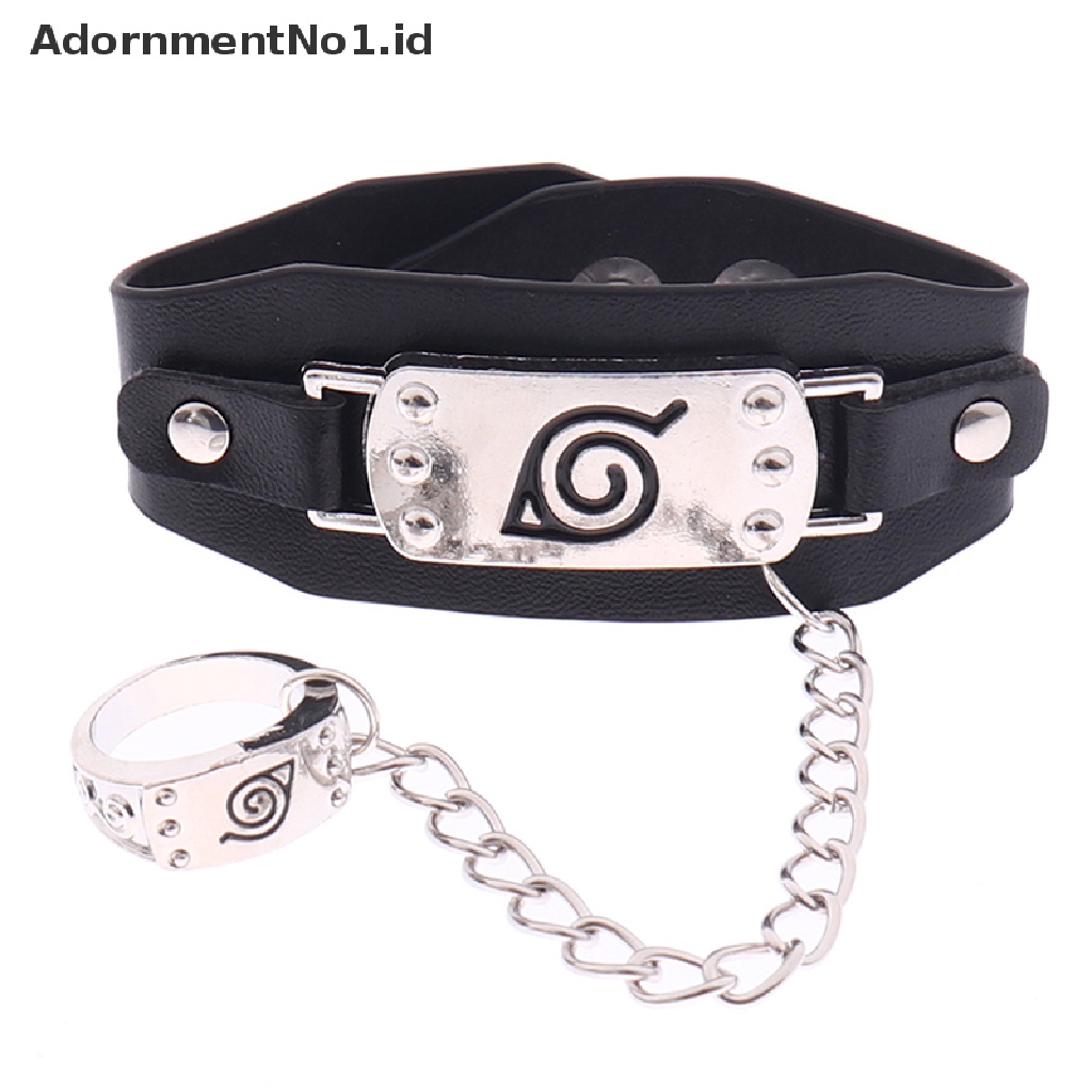 [AdornmentNo1] Naruto Kostum Cosplay Aksesoris Naruto Gelang Jari Cincin Anime Props Hadiah [ID]