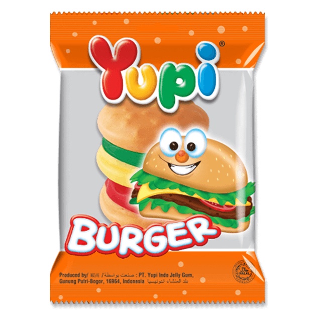 

Jual Permen YUPI Burger @ pcs