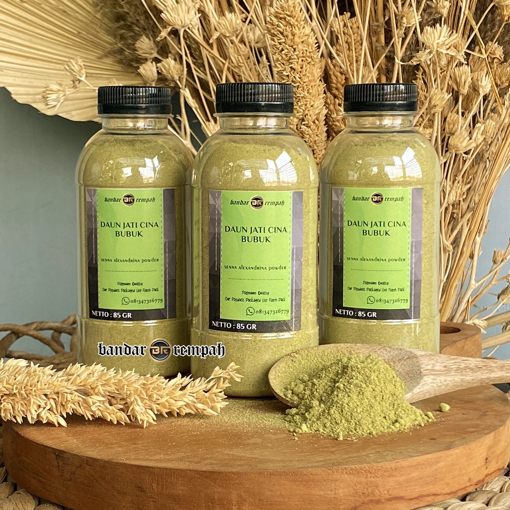 

DAUN JATI CINA BUBUK (SENNA ALEXANDRINA POWDER)