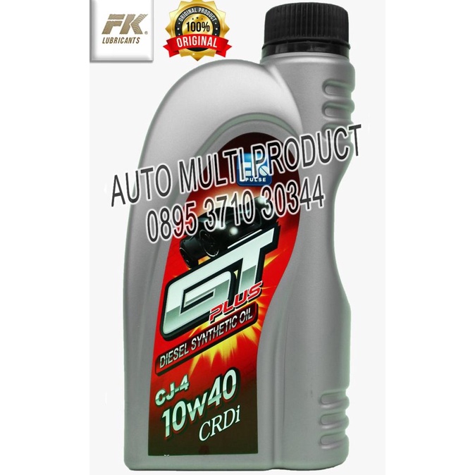 Oli, (Oli Fk Massimo Auto Oil Engin) Gt Diesel Crdi Cj 4, 10W40, 1 Ltr Terlaris