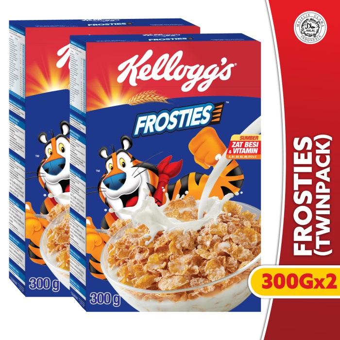 

[BISA COD] [SPECIAL BUNDLE] Kelloggs Frosties Sereal 2 x 300g