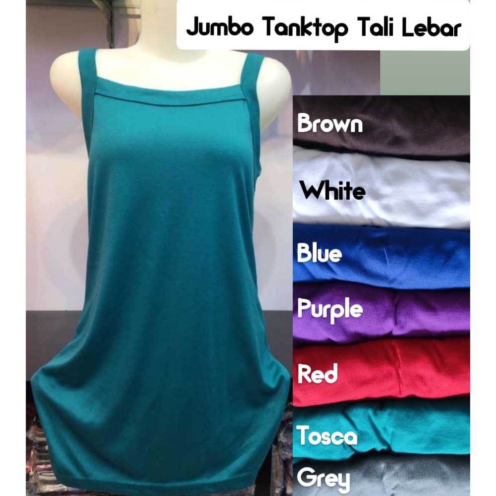 Jumbo Tanktop Tali Lebar