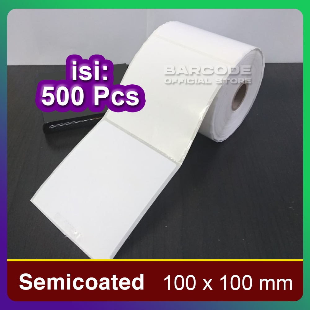 

Label Barcode 100 x 100 - 100x100 mm - 100x100mm 1 Line Kertas Sticker Semicoated 200 Roll