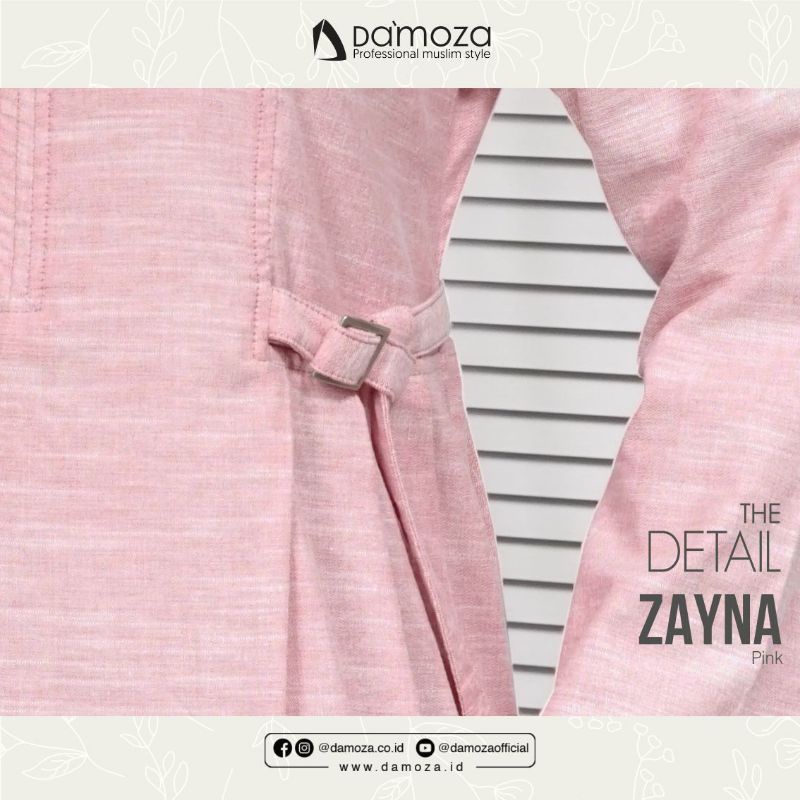 Gamis Damoza Zayna Pink