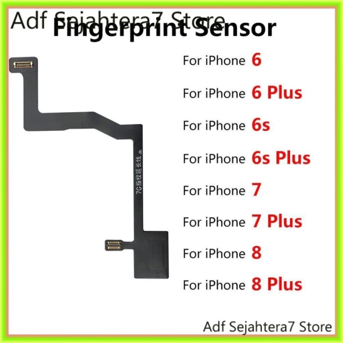 

Holder [Ds] Kabel Fleksi Tombol Home Id Sidik Jari Untuk Iphone 6 6S 7 8 Plus