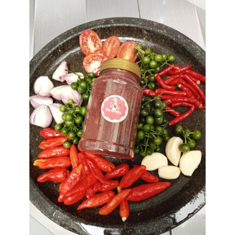 

Terasi merah matang asli khas Garut 200gr