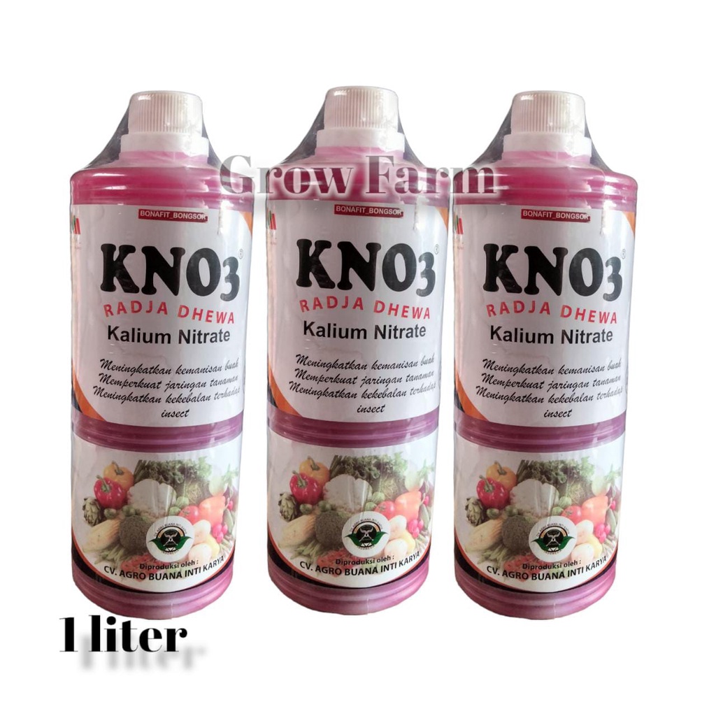 Pupuk KNO3 Cair Nitrat 1Liter Radja Dewa KNO 3 Merah 1 Liter Super KNO 3 Premium KNO 3